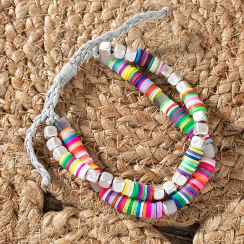 Layered Variety Beaded Bracelet Set